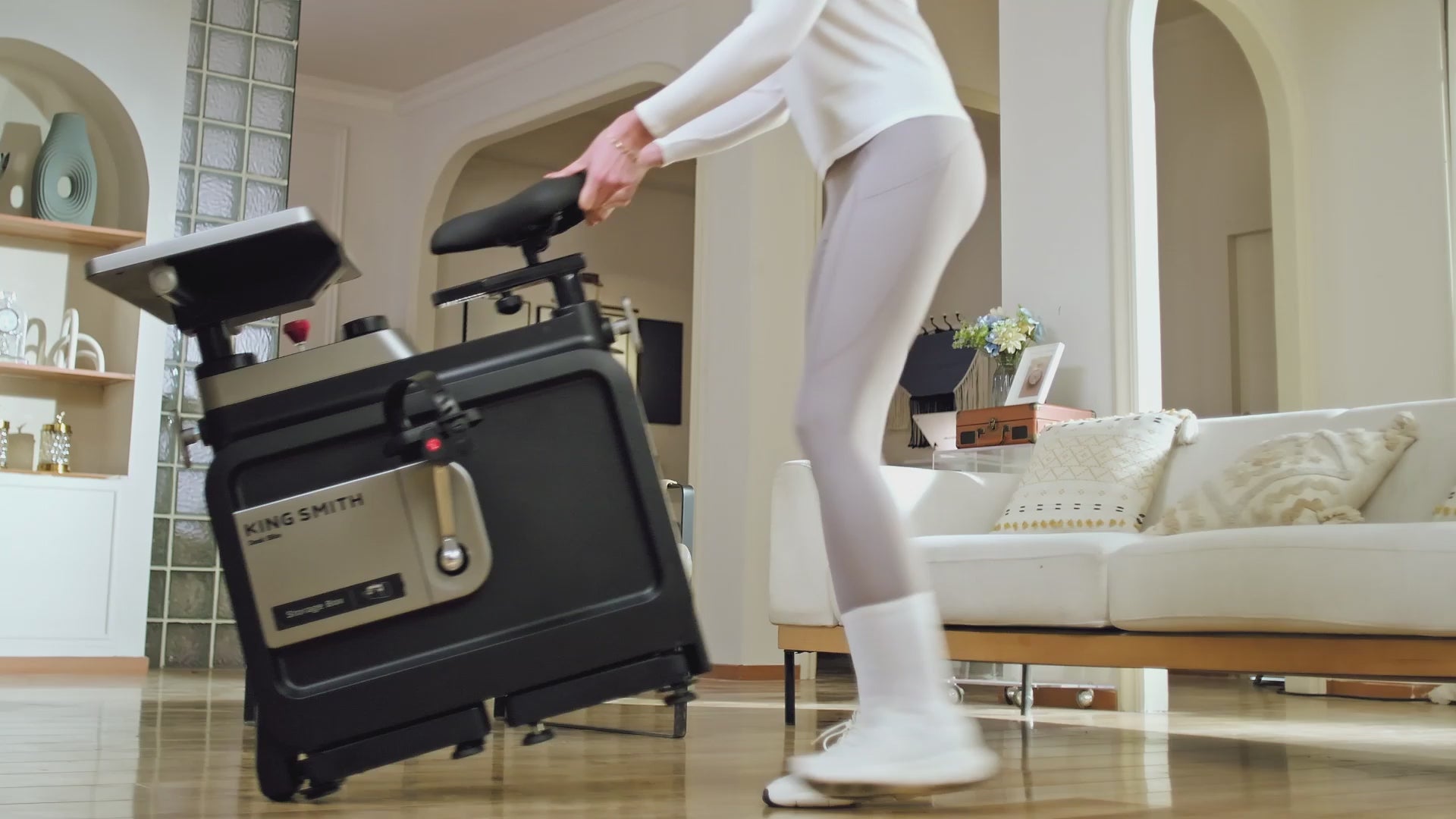 Load video: W1B 3 IN 1 Foldable Exercise Bike, Under Desk Bike